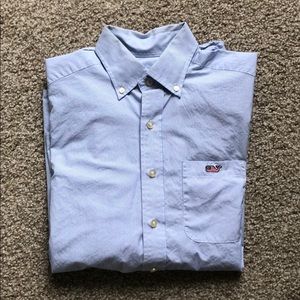 Vineyard Vines Button up with American Flag